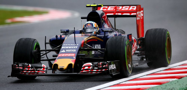 Suzuka - Libere 1<br />Sainz apre la via sotto la pioggia