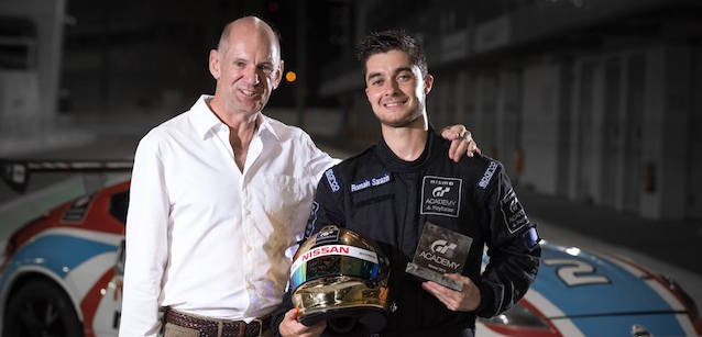 Sarazin, Policarpio e Simmons<br />I campioni delle GT Academy 2015