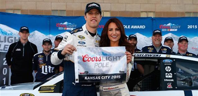 Kansas, qualifica<br />Keselowski di giustezza in pole